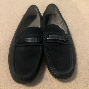 Calvin Klein Blue Suede Loafers
